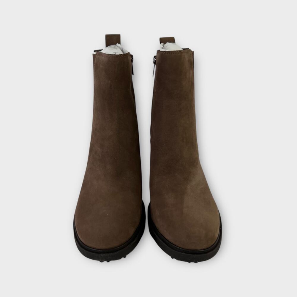 Vionic Truckee Leather Heeled Platform Bootie in Driftwood Size 11 NEW - Picture 6 of 10